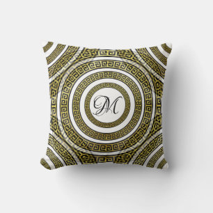 Coussin Méandre de clé grecque dans Artdeco de symétrie gé
