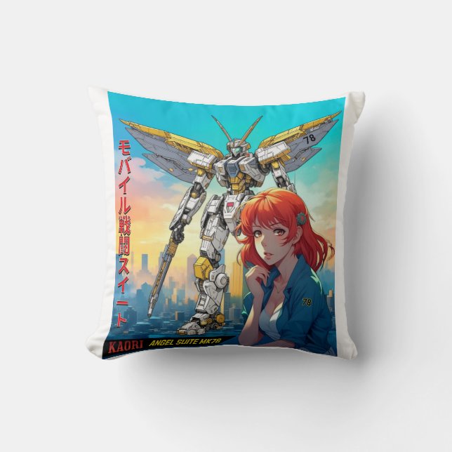COUSSIN MECHA WARRIOR - LA SUITE ANGEL DE KAORI MK78 (Recto)