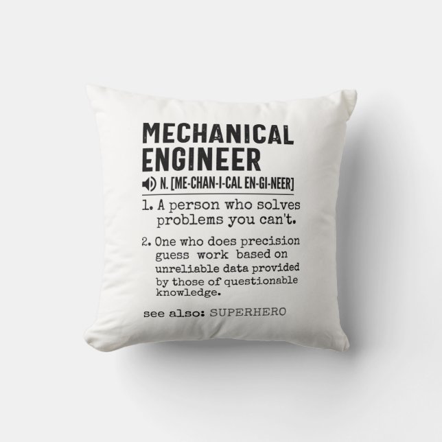 Coussin Mechanical Engineer Dictionary Definition (Recto)