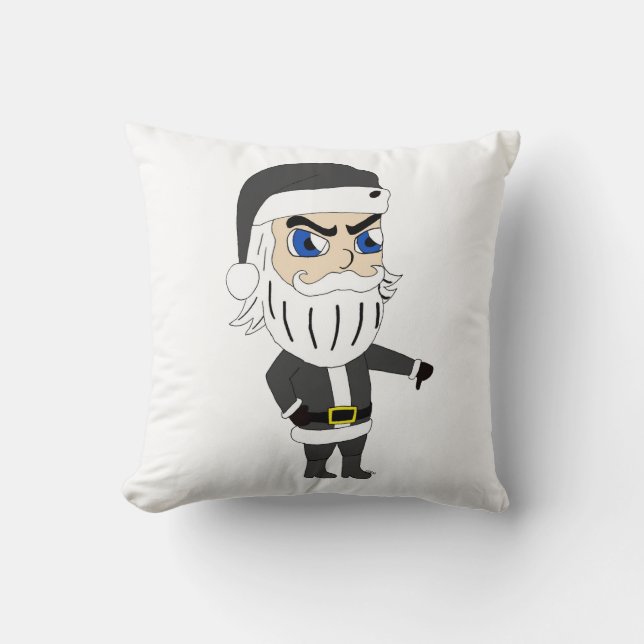 Coussin méchant santa claus (Recto)