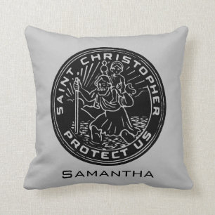 Coussin Médaille de Christopher de saint