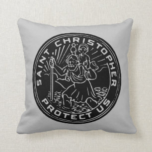 Coussin Médaille de Christopher de saint