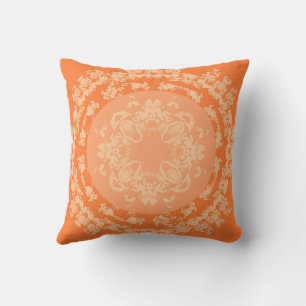 Coussin Médaillon Abricot