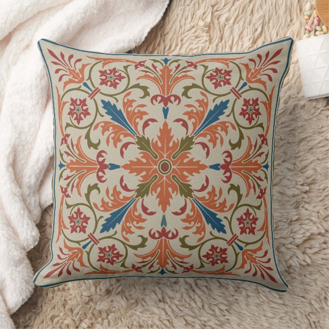 Coussin Médaillon de renouveau gothique "Elaine" (Couverture)