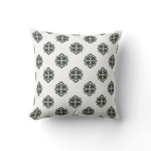 Médaillon géométrique noir et blanc