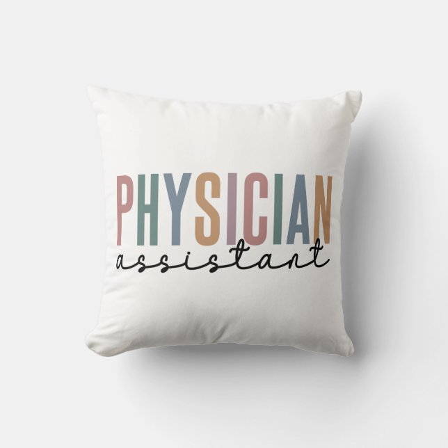 Coussin Médecin adjoint Médecin associé PA School (Recto)