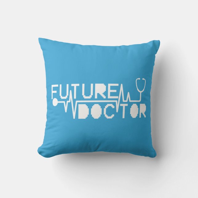 Coussin Médecin futur docteur Stéthoscope (Recto)