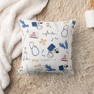 Coussin Médecin Médicale moderne Motif infirmière