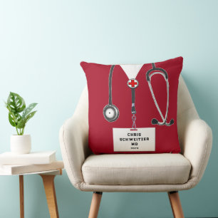 Coussin Médecin personnalisé