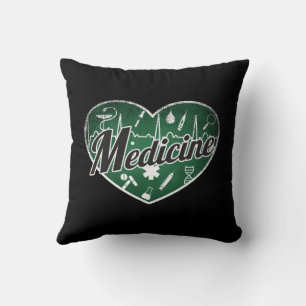 Coussin Médecine Retro Coeur Blackboard Love