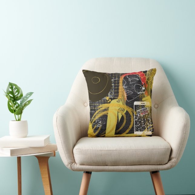 Coussin Médias Sociaux (Chaise)