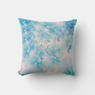 Coussin Méditation Bleue Art Abstrait