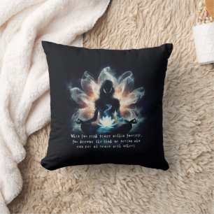 Coussin Méditation de l'instructeur de yoga Pose de la Mis