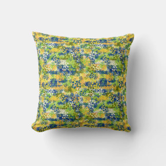 Coussin Mediterranean Garden Abstract Artistic Designer