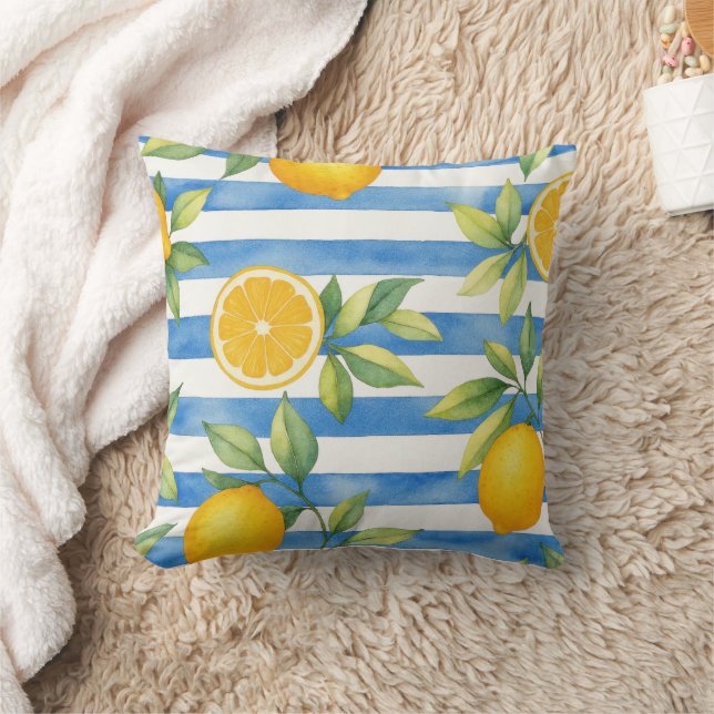Coussin Mediterranean Summer Citrus Kitchen Decor (Couverture)