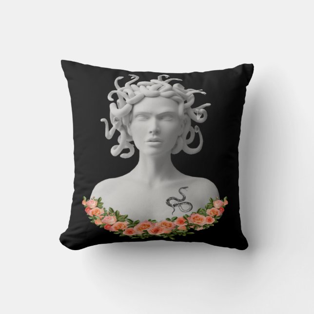 Coussin Medusa Gorgon Mythologie grecque (Recto)