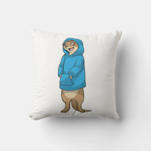 Coussin Meerkat avec Sweat - shirt à capuche
