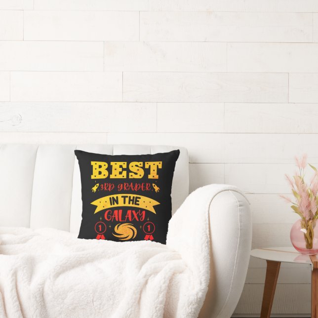 Coussin MEILLEUR 3E NIVEAU DANS LA GALAXIE drôle mignon (Canapé)