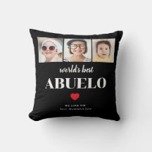 Meilleur Abuelo du Monde On t'aime 3 Enfants Photo