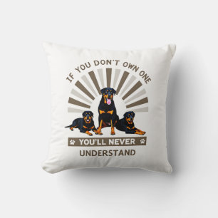 Coussin Meilleur Art Rottweiler Pour Hommes Femmes Enfants