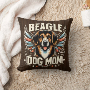 Coussin Meilleur Beagle Chien Maman Ever - Beagle Amoureux