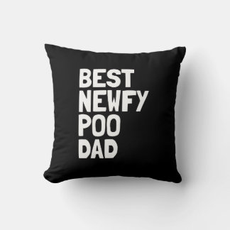 Coussin Meilleur cadeau Newfypoo Papa Chien