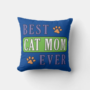 Coussin Meilleur Cat Maman jamais