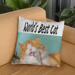 Coussin Meilleur Cat Photo