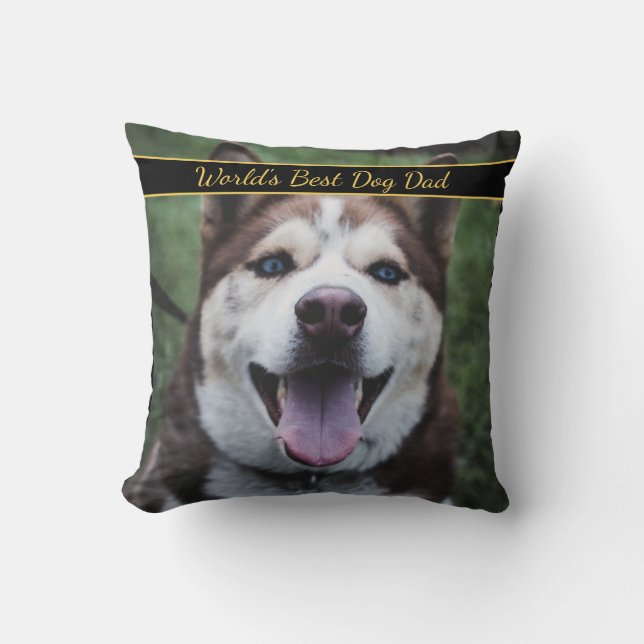 Coussin Meilleur Chien Maman Animal de compagnie Photo Jeu (Recto)