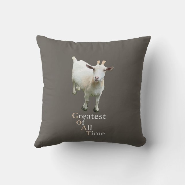 Coussin Meilleur de tous les temps Chèvre (Verso)