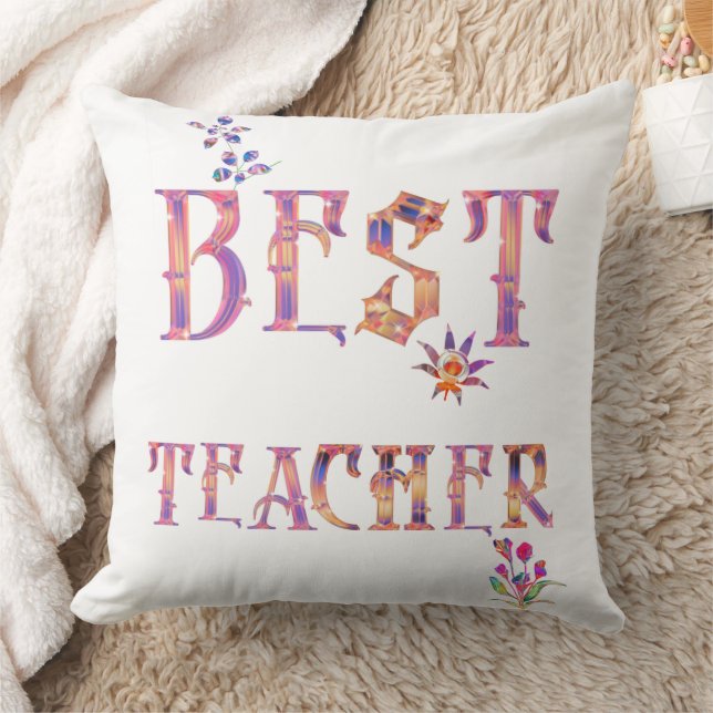 Coussin Meilleur enseignant (Couverture)