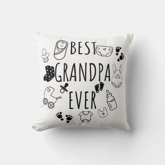 Coussin Meilleur grand-père (Recto)