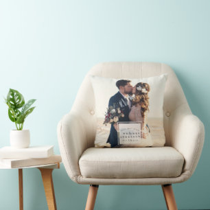 Coussin Meilleur Jour Jamais Mariage Photo Nouveauté Anniv