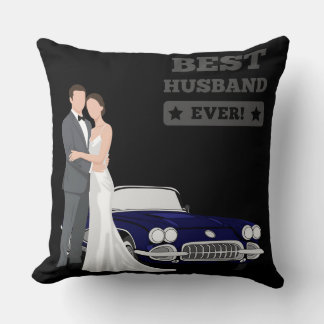 Coussin Meilleur mari de tous les temps Couple de mariage 