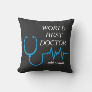 Coussin Meilleur Médecin Jamais Cadeaux Personnalisés Appr
