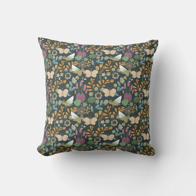 Coussin Meilleur Motif de printemps (Recto)