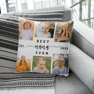 Coussin Meilleur NaNa jamais - Collage photo pour petits e