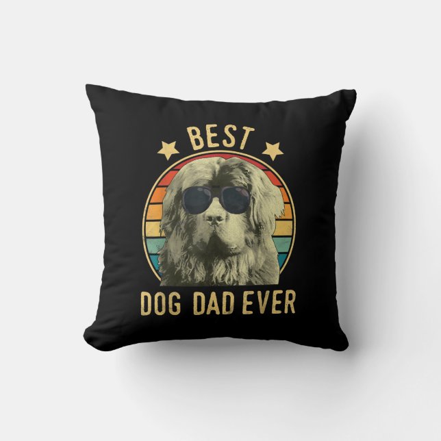 Coussin Meilleur Newfounddad (Recto)