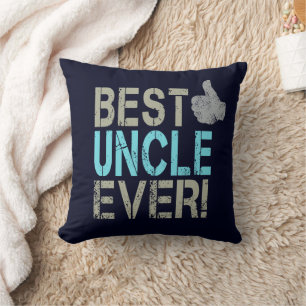 Coussin Meilleur Oncle de Tous les Temps Design Vintage av