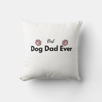 Coussin Meilleur Papa Chien Ever