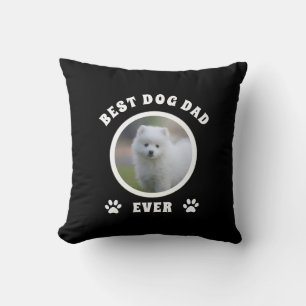 Coussin Meilleur Papa Chien Personnalisé Photo Personnalis