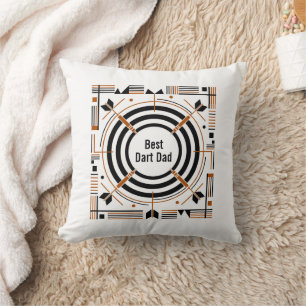 Coussin Meilleur Papa de Fléchettes – Bonne Fête des Pères