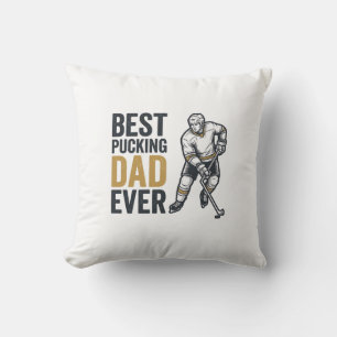 Coussin Meilleur Papa de Hockey de Tous les Temps Concepti