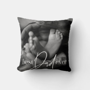 Coussin Meilleur Papa De Tous Les Temps Moderne Classique 