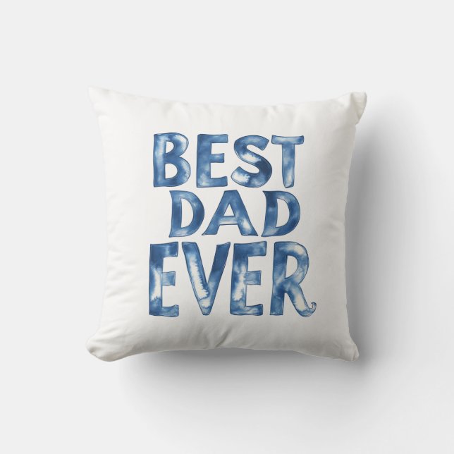 Coussin "Meilleur Papa du Monde" (Recto)