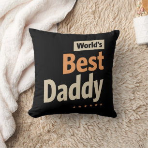 Coussin Meilleur papa du monde : Superhéros de l'amour