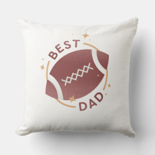 Coussin Meilleur Papa Football
