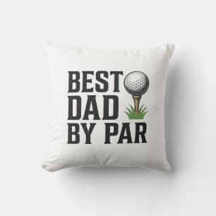 Coussin Meilleur Papa Par Golf Fête des Pères Design Vinta