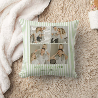 Coussin Meilleur Papa Personnalisé Photo | Sur mesure
