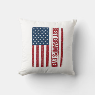 Coussin Meilleur Papi de tous les temps Conception de vect